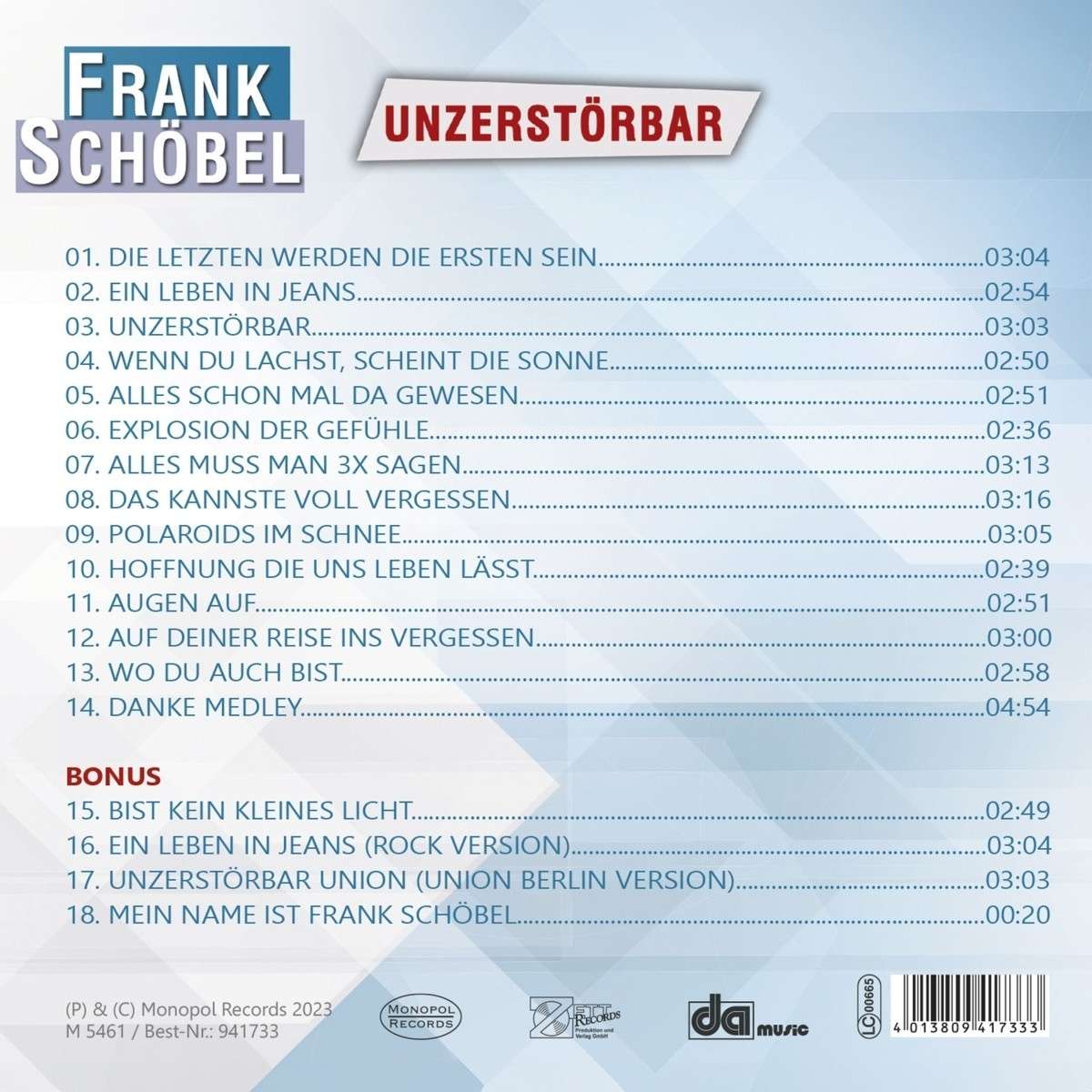Frank Schöbel - Unzerstörbar